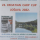 23. CROATIAN CARP CUP JOŠAVA 2022.